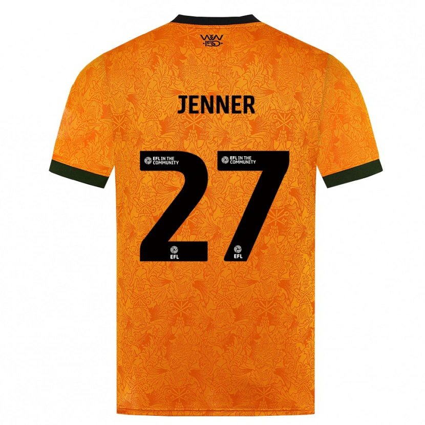 Danxen Mujer Camiseta Abbi Jenner #27 Naranja Negro 1ª Equipación 2026/27 La Camisa México