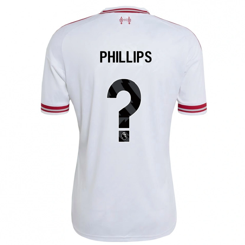 Danxen Mujer Camiseta Charlie Phillips #0 Rojo Blanco 2ª Equipación 2026/27 La Camisa México