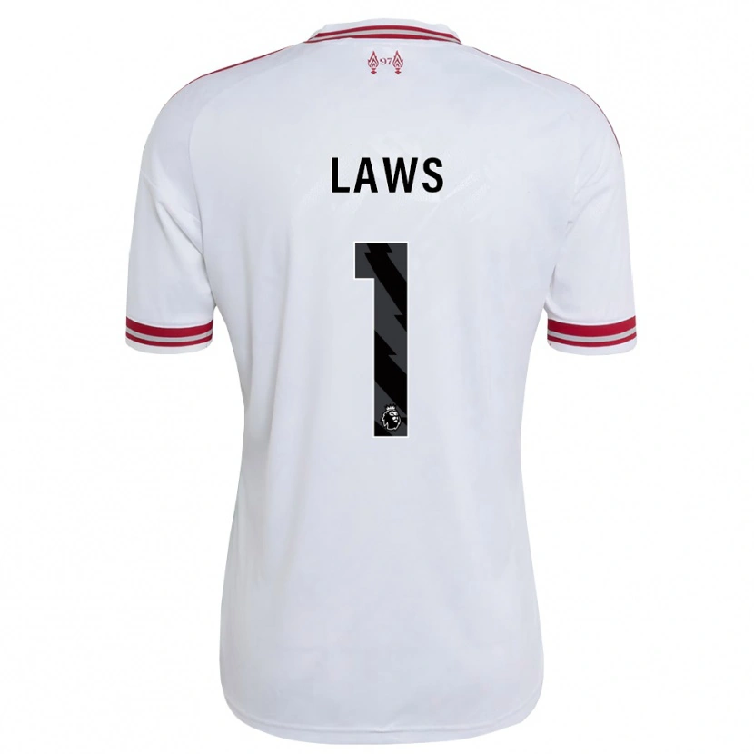Danxen Mujer Camiseta Rachael Laws #1 Rojo Blanco 2ª Equipación 2026/27 La Camisa México