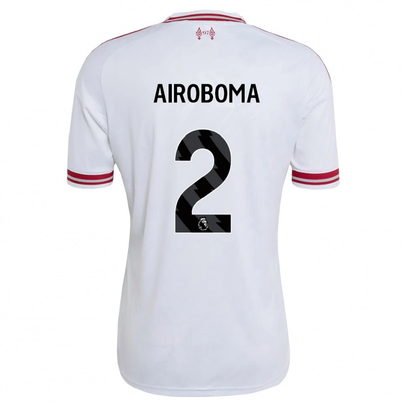 Danxen Mujer Camiseta Emmanuel Airoboma #2 Rojo Blanco 2ª Equipación 2026/27 La Camisa México