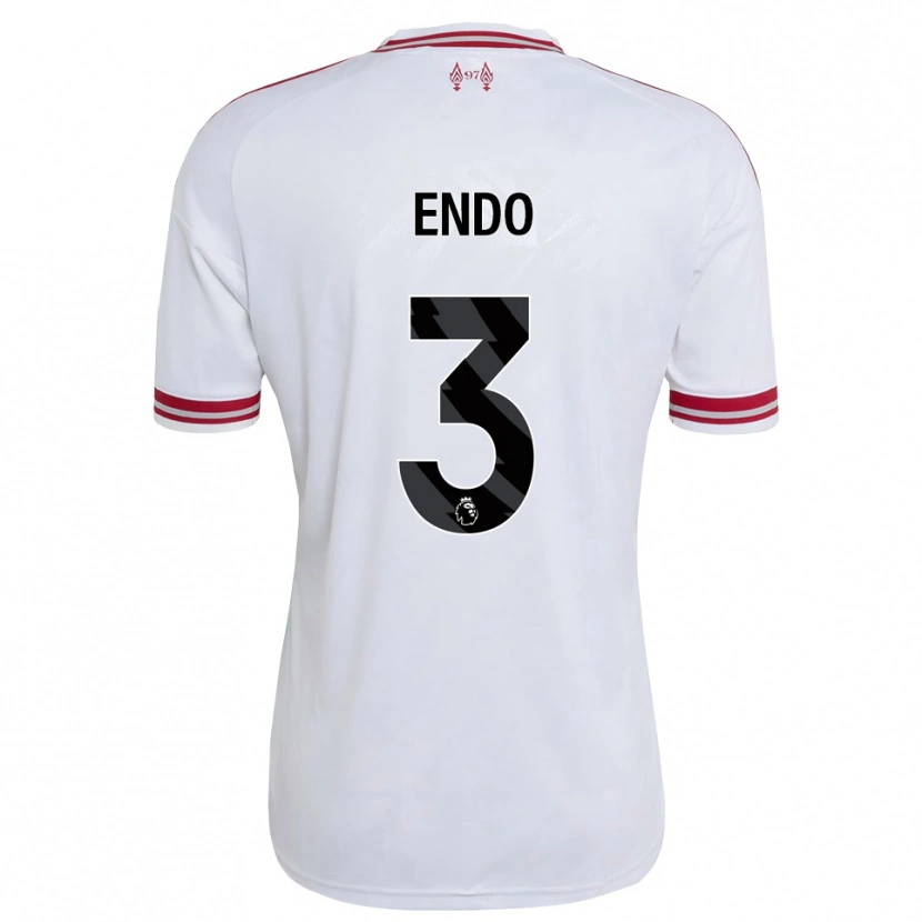 Danxen Mujer Camiseta Wataru Endo #3 Rojo Blanco 2ª Equipación 2026/27 La Camisa México