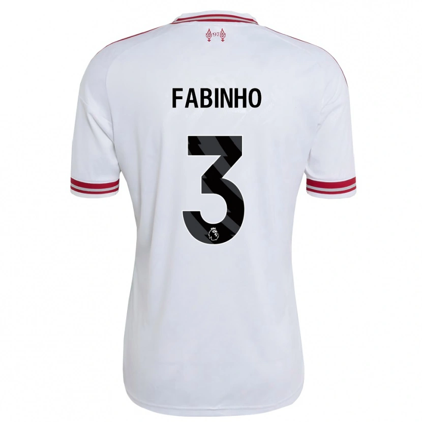 Danxen Mujer Camiseta Fabinho #3 Rojo Blanco 2ª Equipación 2026/27 La Camisa México