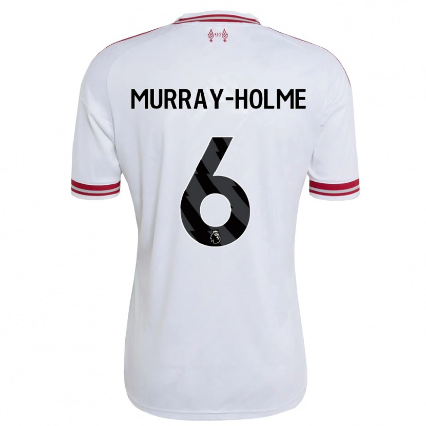 Danxen Mujer Camiseta Haydn Murray-Holme #6 Rojo Blanco 2ª Equipación 2026/27 La Camisa México