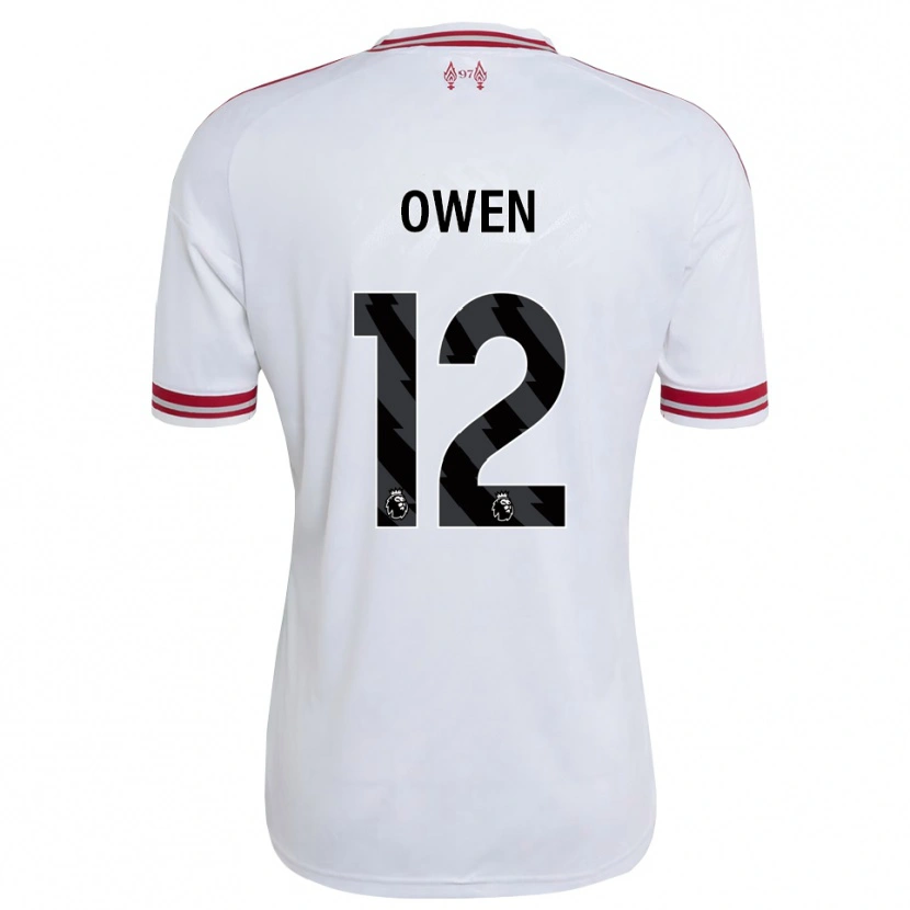 Danxen Mujer Camiseta Harvey Owen #12 Rojo Blanco 2ª Equipación 2026/27 La Camisa México