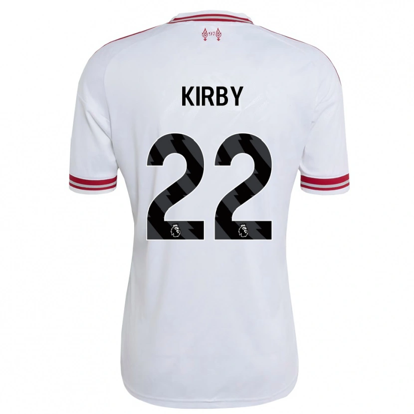 Danxen Mujer Camiseta Faye Kirby #22 Rojo Blanco 2ª Equipación 2026/27 La Camisa México