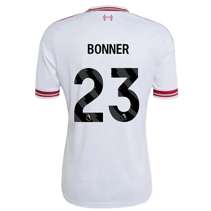 Danxen Mujer Camiseta Gemma Bonner #23 Rojo Blanco 2ª Equipación 2026/27 La Camisa México
