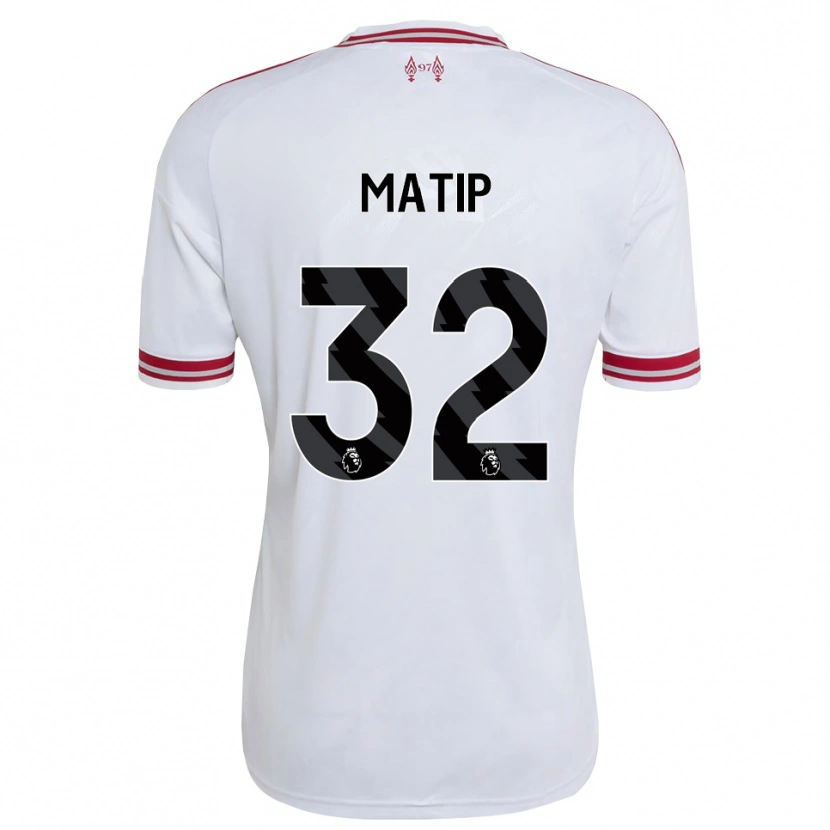 Danxen Mujer Camiseta Joel Matip #32 Rojo Blanco 2ª Equipación 2026/27 La Camisa México