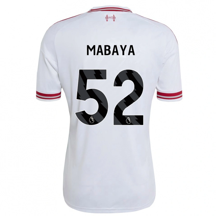 Danxen Mujer Camiseta Isaac Mabaya #52 Rojo Blanco 2ª Equipación 2026/27 La Camisa México