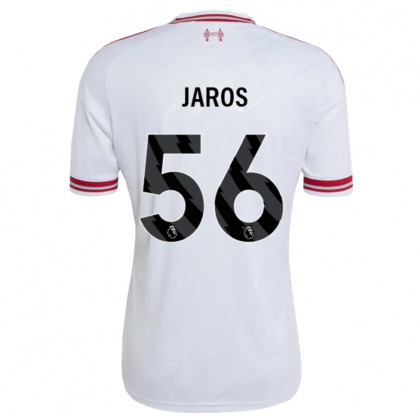 Danxen Mujer Camiseta Vitezslav Jaros #56 Rojo Blanco 2ª Equipación 2026/27 La Camisa México