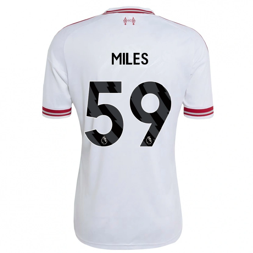 Danxen Mujer Camiseta Terence Miles #59 Rojo Blanco 2ª Equipación 2026/27 La Camisa México