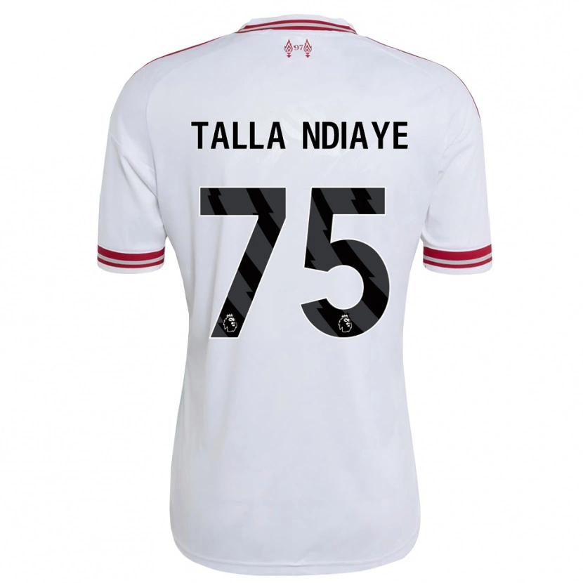 Danxen Mujer Camiseta Mor Talla Ndiaye #75 Rojo Blanco 2ª Equipación 2026/27 La Camisa México