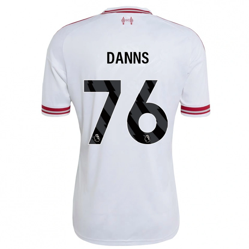 Danxen Mujer Camiseta Jayden Danns #76 Rojo Blanco 2ª Equipación 2026/27 La Camisa México