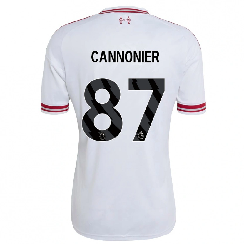 Danxen Mujer Camiseta Oakley Cannonier #87 Rojo Blanco 2ª Equipación 2026/27 La Camisa México