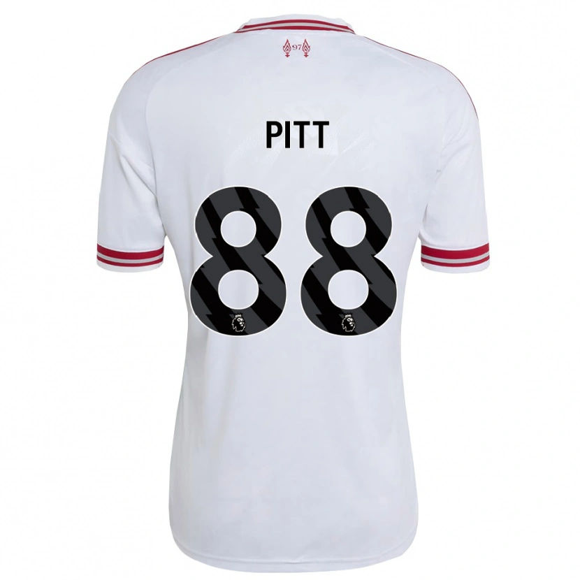 Danxen Mujer Camiseta Lucas Pitt #88 Rojo Blanco 2ª Equipación 2026/27 La Camisa México