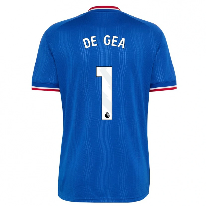 Danxen Mujer Camiseta David De Gea #1 Azul Blanco Rojo 2ª Equipación 2026/27 La Camisa México
