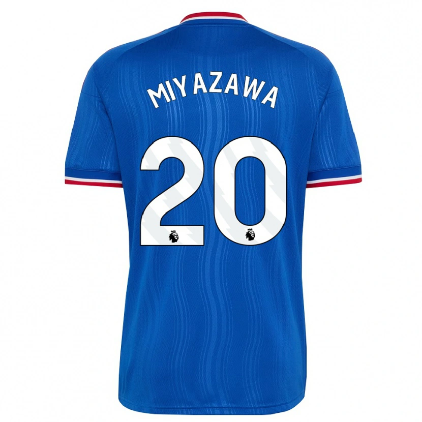 Danxen Mujer Camiseta Hinata Miyazawa #20 Azul Blanco Rojo 2ª Equipación 2026/27 La Camisa México