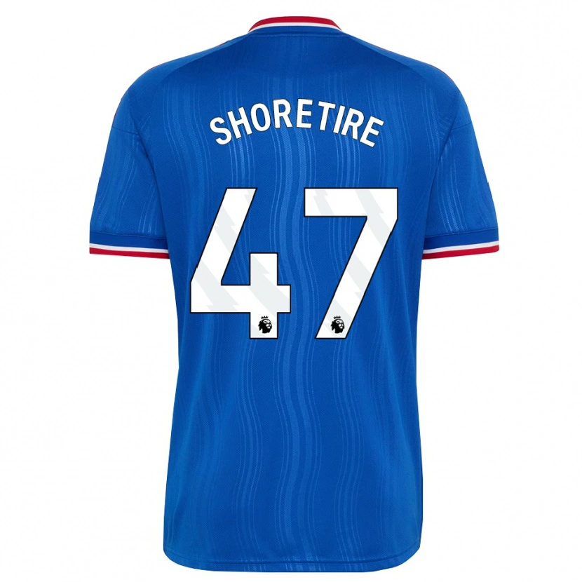 Danxen Mujer Camiseta Shola Shoretire #47 Azul Blanco Rojo 2ª Equipación 2026/27 La Camisa México