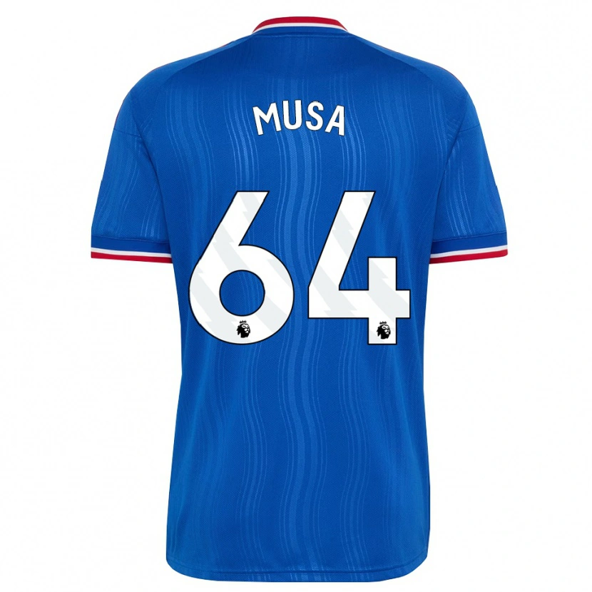 Danxen Mujer Camiseta Victor Musa #64 Azul Blanco Rojo 2ª Equipación 2026/27 La Camisa México