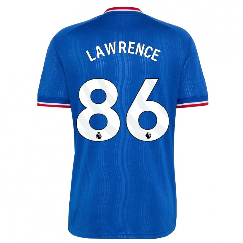 Danxen Mujer Camiseta Marcus Lawrence #86 Azul Blanco Rojo 2ª Equipación 2026/27 La Camisa México