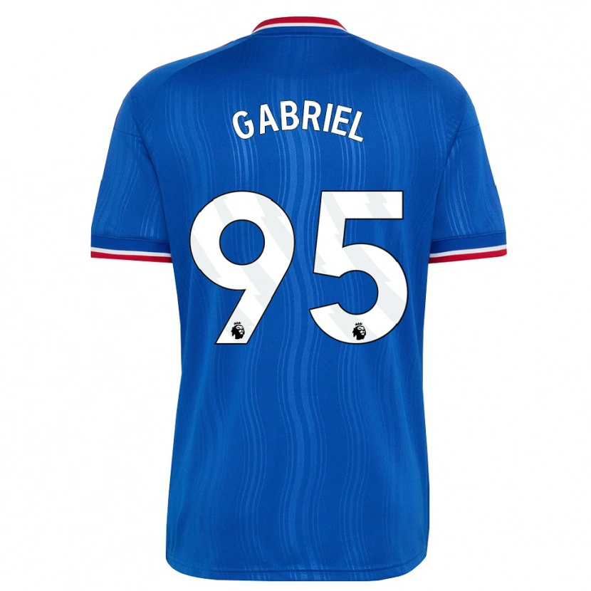 Danxen Mujer Camiseta Jj Gabriel #95 Azul Blanco Rojo 2ª Equipación 2026/27 La Camisa México