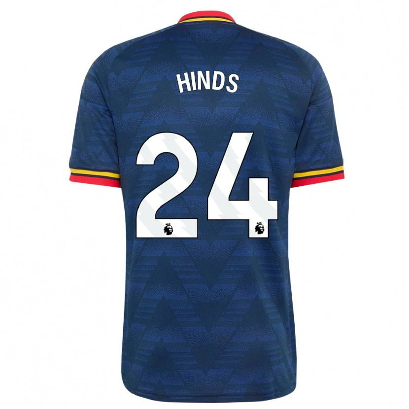 Danxen Mujer Camiseta Taylor Hinds #24 Azulmedianoche Amarillo Rojo 2ª Equipación 2026/27 La Camisa México