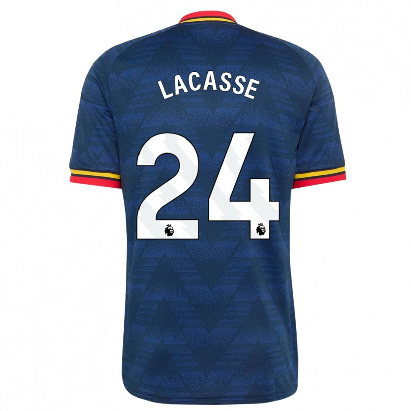 Danxen Mujer Camiseta Cloé Lacasse #24 Azulmedianoche Amarillo Rojo 2ª Equipación 2026/27 La Camisa México