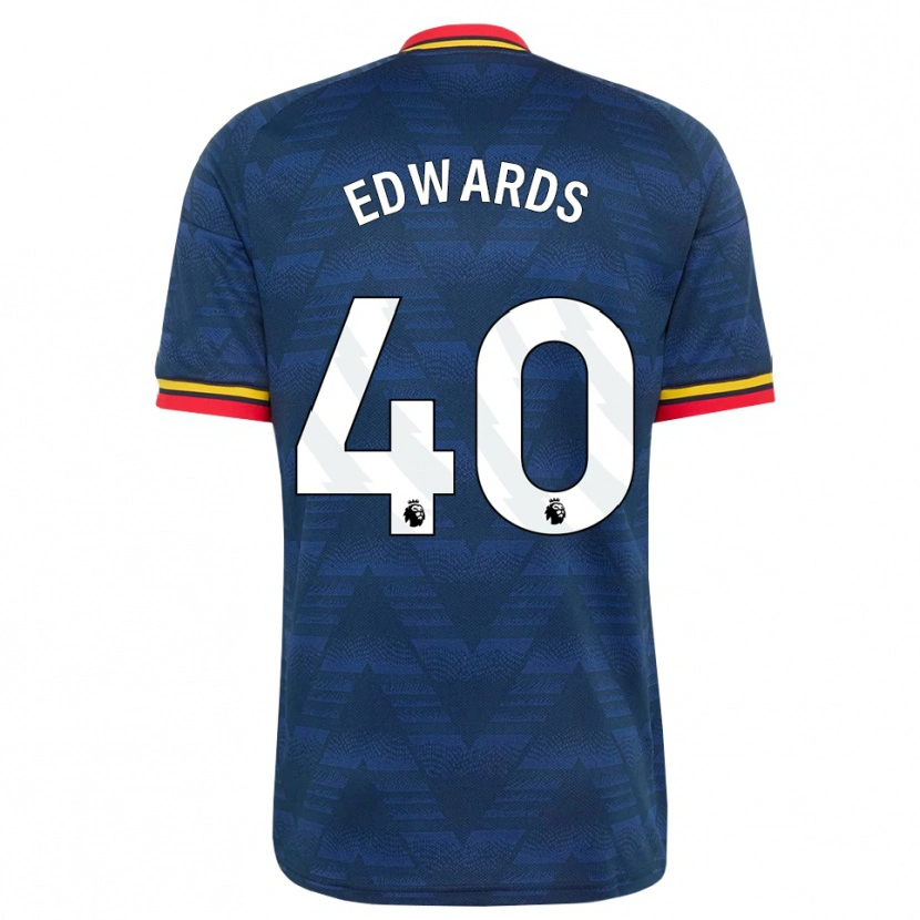 Danxen Mujer Camiseta Khayon Edwards #40 Azulmedianoche Amarillo Rojo 2ª Equipación 2026/27 La Camisa México