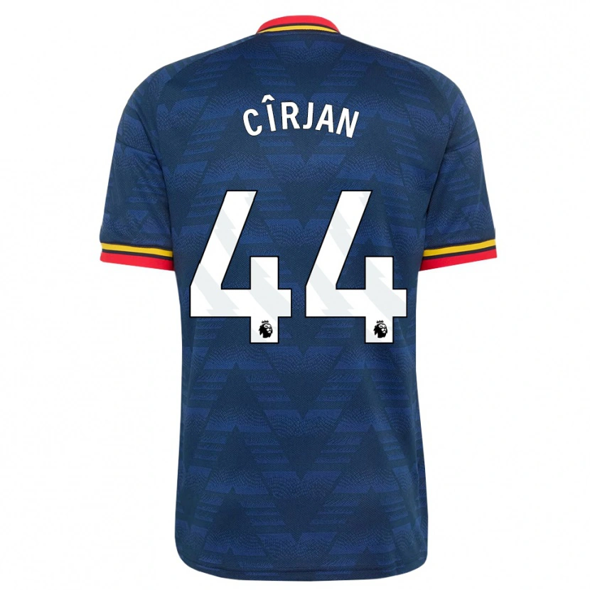 Danxen Mujer Camiseta Catalin Cîrjan #44 Azulmedianoche Amarillo Rojo 2ª Equipación 2026/27 La Camisa México