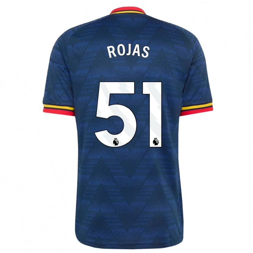 Danxen Mujer Camiseta Alexei Rojas #51 Azulmedianoche Amarillo Rojo 2ª Equipación 2026/27 La Camisa México