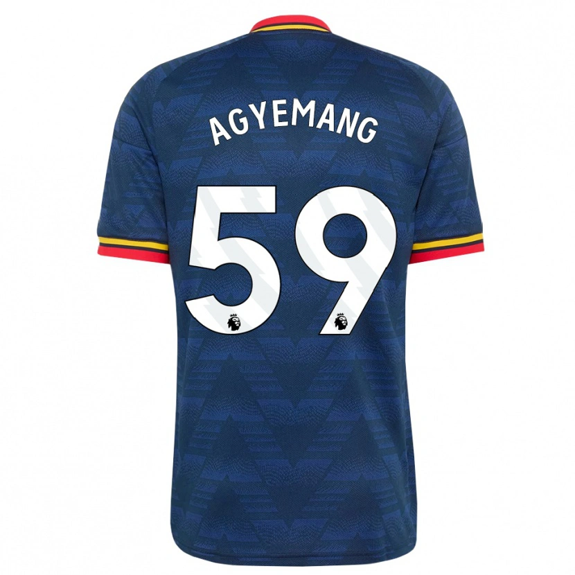 Danxen Mujer Camiseta Michelle Agyemang #59 Azulmedianoche Amarillo Rojo 2ª Equipación 2026/27 La Camisa México