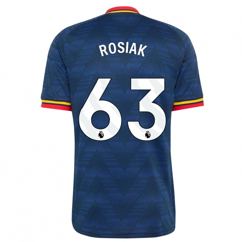 Danxen Mujer Camiseta Michal Rosiak #63 Azulmedianoche Amarillo Rojo 2ª Equipación 2026/27 La Camisa México