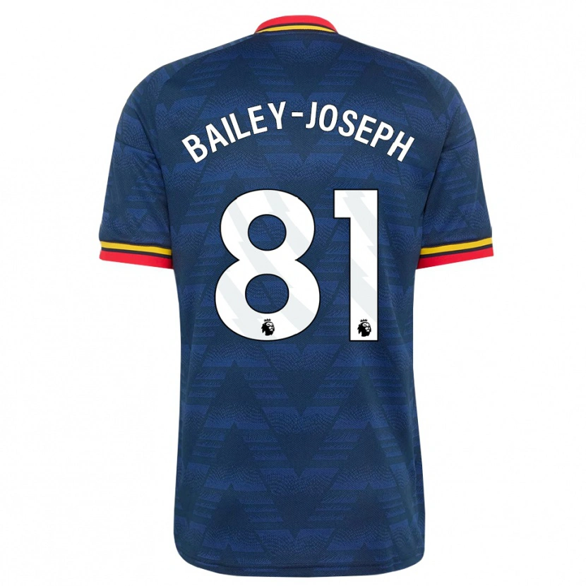 Danxen Mujer Camiseta Brando Bailey-Joseph #81 Azulmedianoche Amarillo Rojo 2ª Equipación 2026/27 La Camisa México