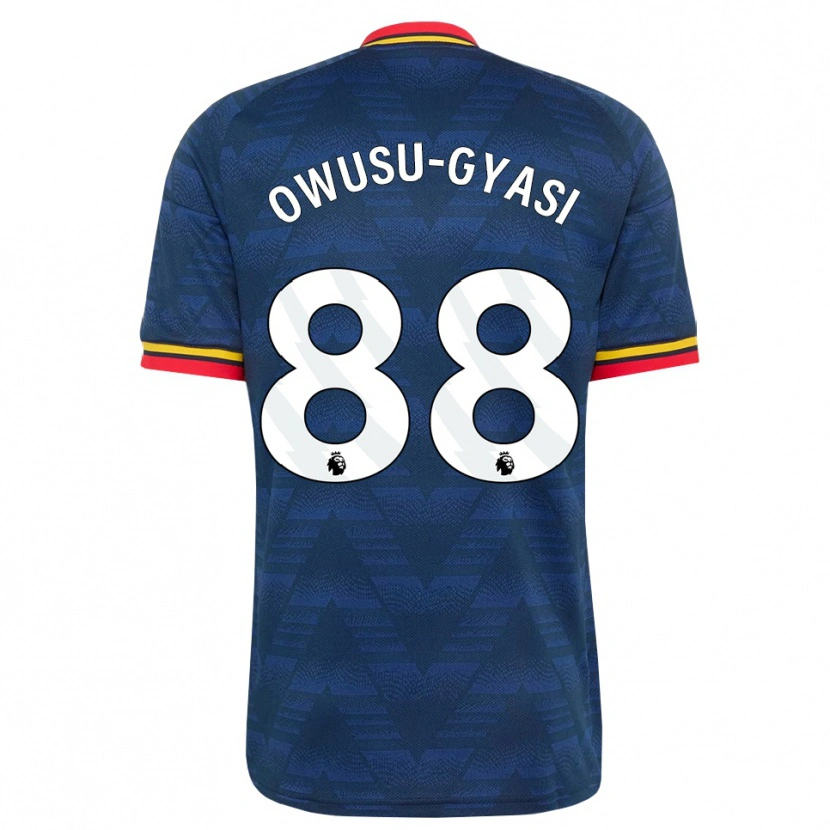 Danxen Mujer Camiseta Abraham Owusu-Gyasi #88 Azulmedianoche Amarillo Rojo 2ª Equipación 2026/27 La Camisa México