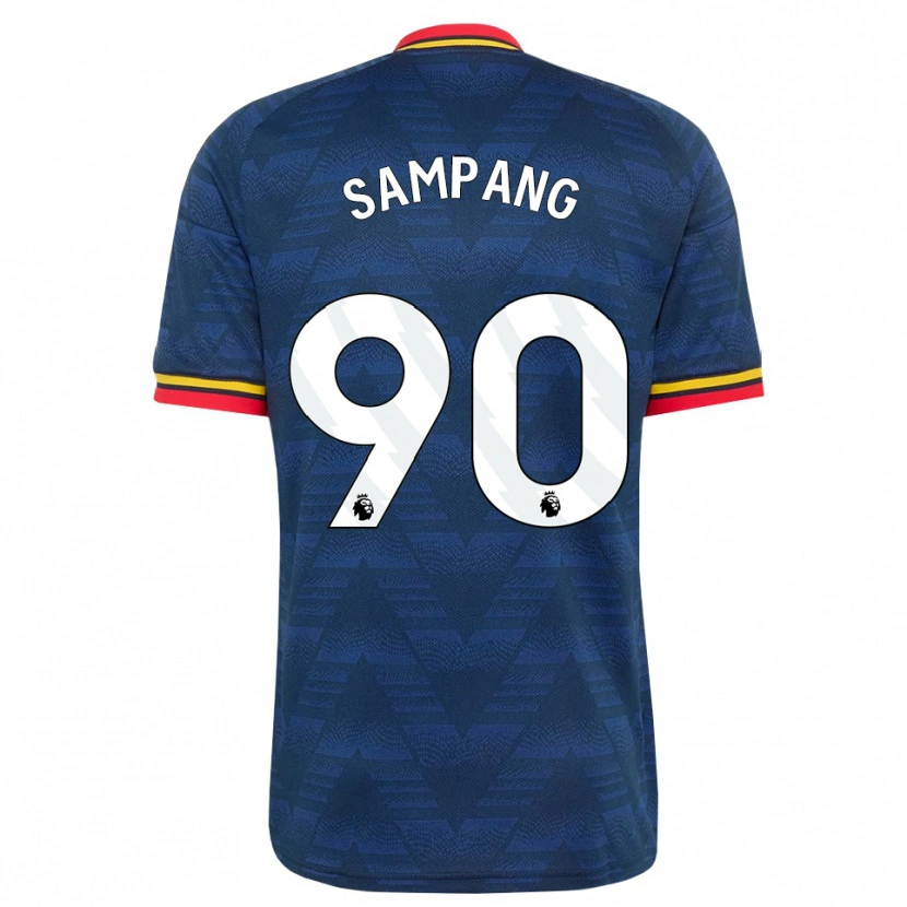 Danxen Mujer Camiseta Saurap Sampang #90 Azulmedianoche Amarillo Rojo 2ª Equipación 2026/27 La Camisa México