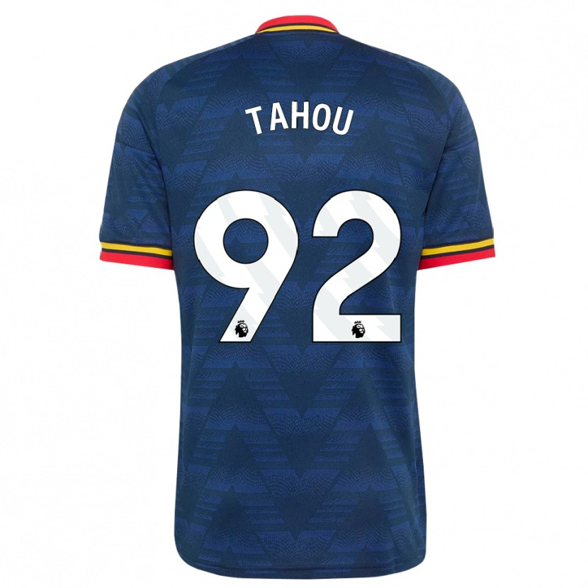 Danxen Mujer Camiseta Joshua Tahou #92 Azulmedianoche Amarillo Rojo 2ª Equipación 2026/27 La Camisa México