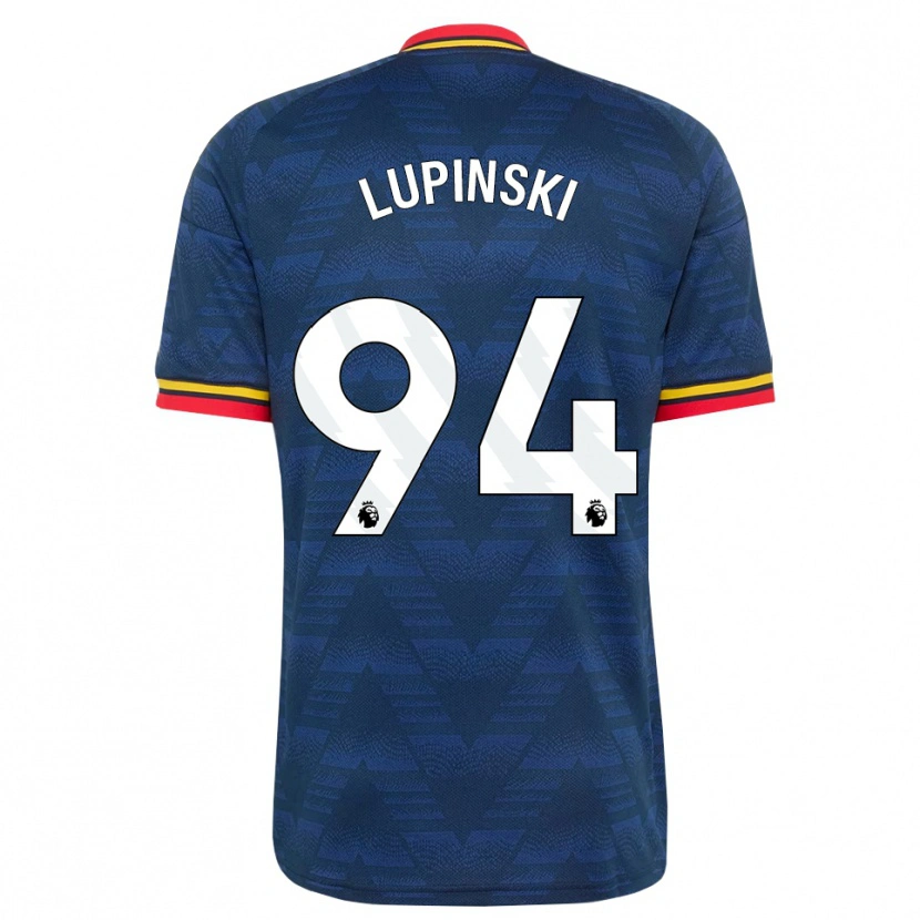 Danxen Mujer Camiseta Remi Lupinski #94 Azulmedianoche Amarillo Rojo 2ª Equipación 2026/27 La Camisa México