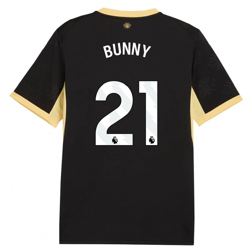 Danxen Mujer Camiseta Khadija Shaw #21 Negro Amarillo 2ª Equipación 2026/27 La Camisa México