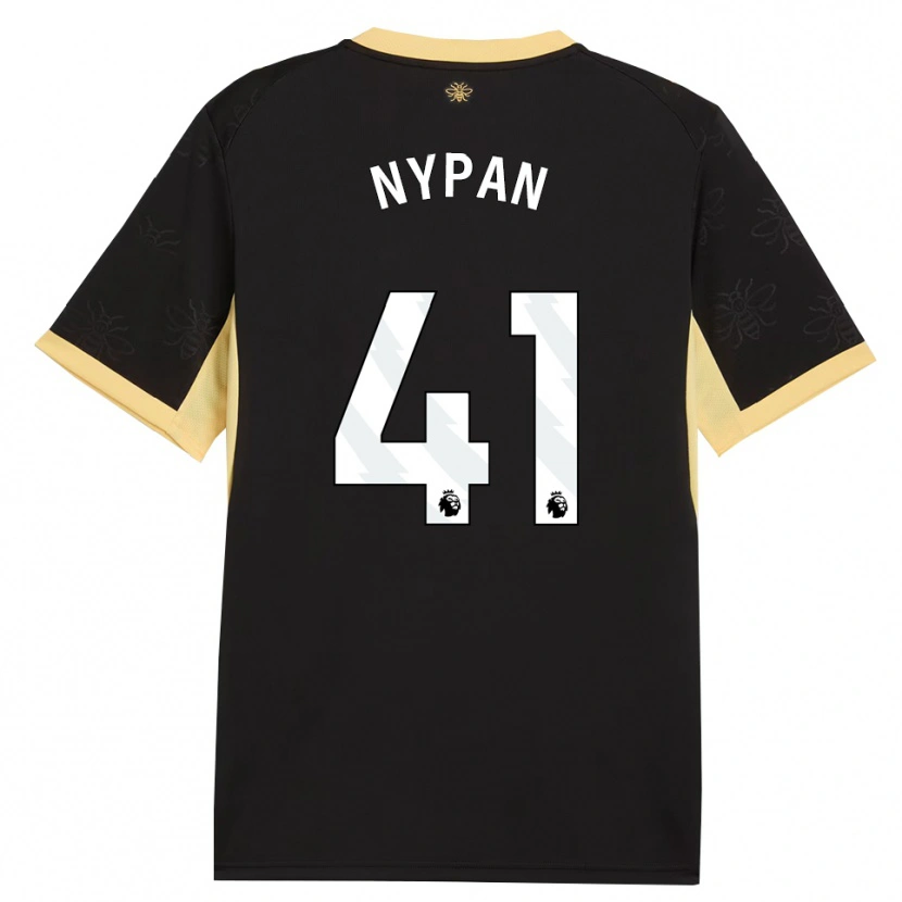Danxen Mujer Camiseta Sverre Nypan #41 Negro Amarillo 2ª Equipación 2026/27 La Camisa México