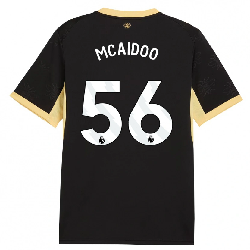 Danxen Mujer Camiseta Ryan Mcaidoo #56 Negro Amarillo 2ª Equipación 2026/27 La Camisa México