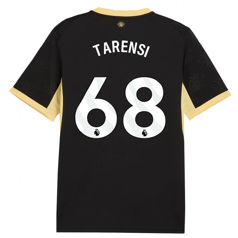 Danxen Mujer Camiseta Oscar Tarensi #68 Negro Amarillo 2ª Equipación 2026/27 La Camisa México