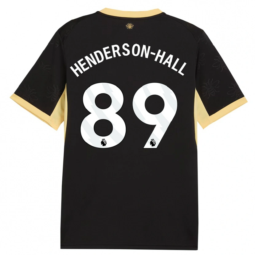 Danxen Mujer Camiseta Matty Henderson-Hall #89 Negro Amarillo 2ª Equipación 2026/27 La Camisa México