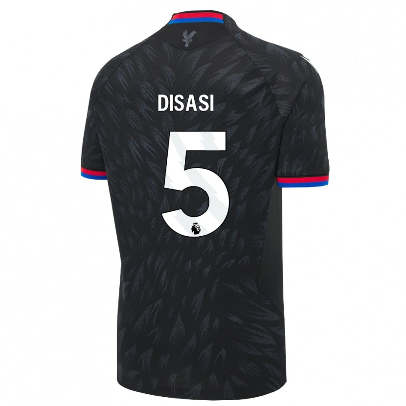 Danxen Mujer Camiseta Axel Disasi #5 Negro Azul Rojo 2ª Equipación 2026/27 La Camisa México