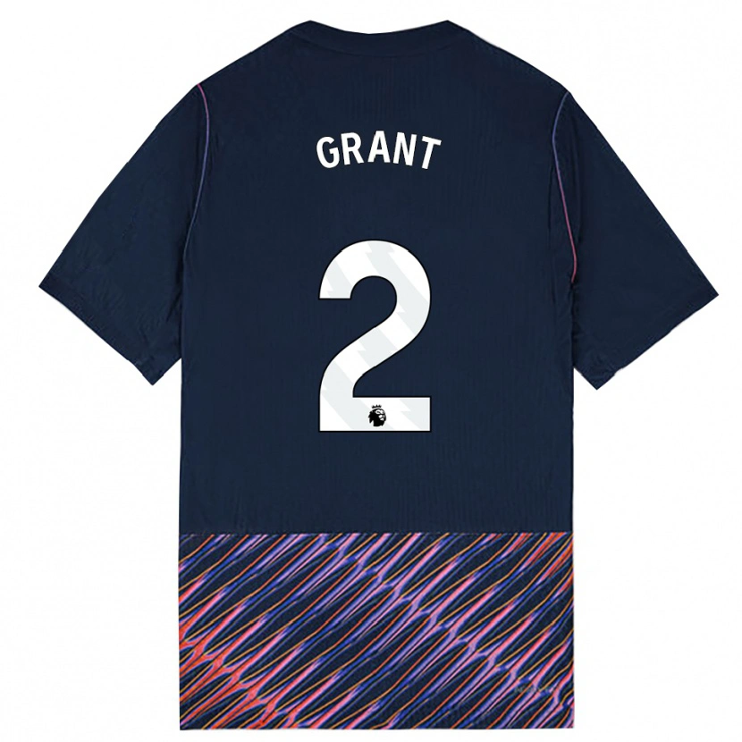 Danxen Mujer Camiseta Charlotte Grant #2 Azulreal Blanco 2ª Equipación 2026/27 La Camisa México