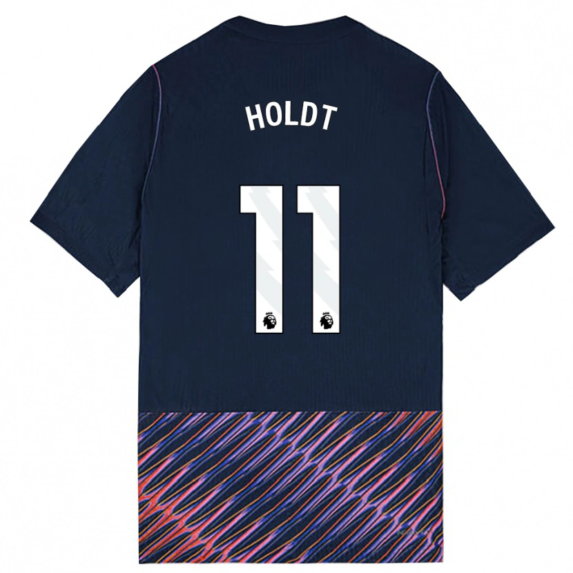 Danxen Mujer Camiseta Olivia Holdt #11 Azulreal Blanco 2ª Equipación 2026/27 La Camisa México