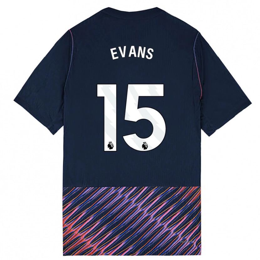 Danxen Mujer Camiseta Ted Evans #15 Azulreal Blanco 2ª Equipación 2026/27 La Camisa México