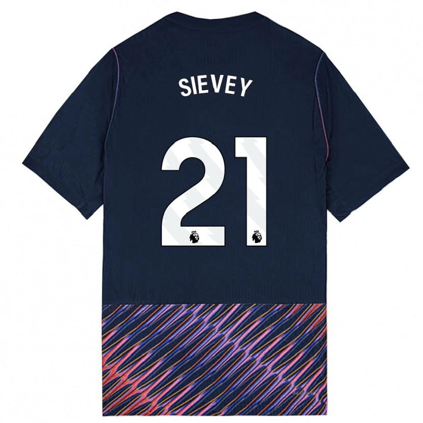 Danxen Mujer Camiseta Max Sievey #21 Azulreal Blanco 2ª Equipación 2026/27 La Camisa México