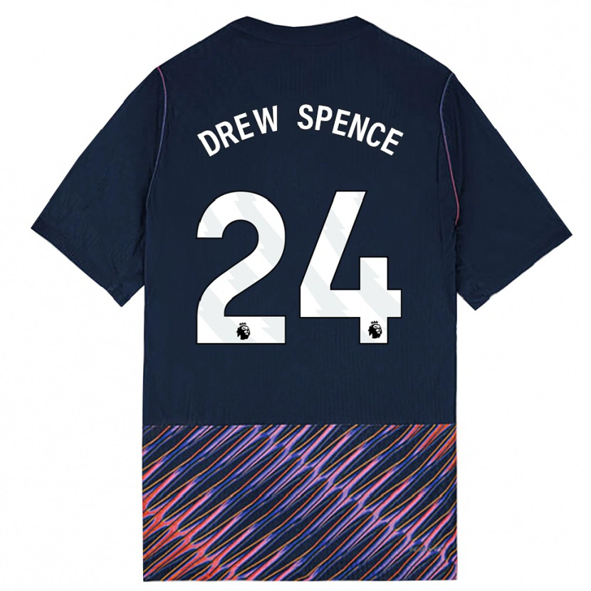 Danxen Mujer Camiseta Drew Spence #24 Azulreal Blanco 2ª Equipación 2026/27 La Camisa México
