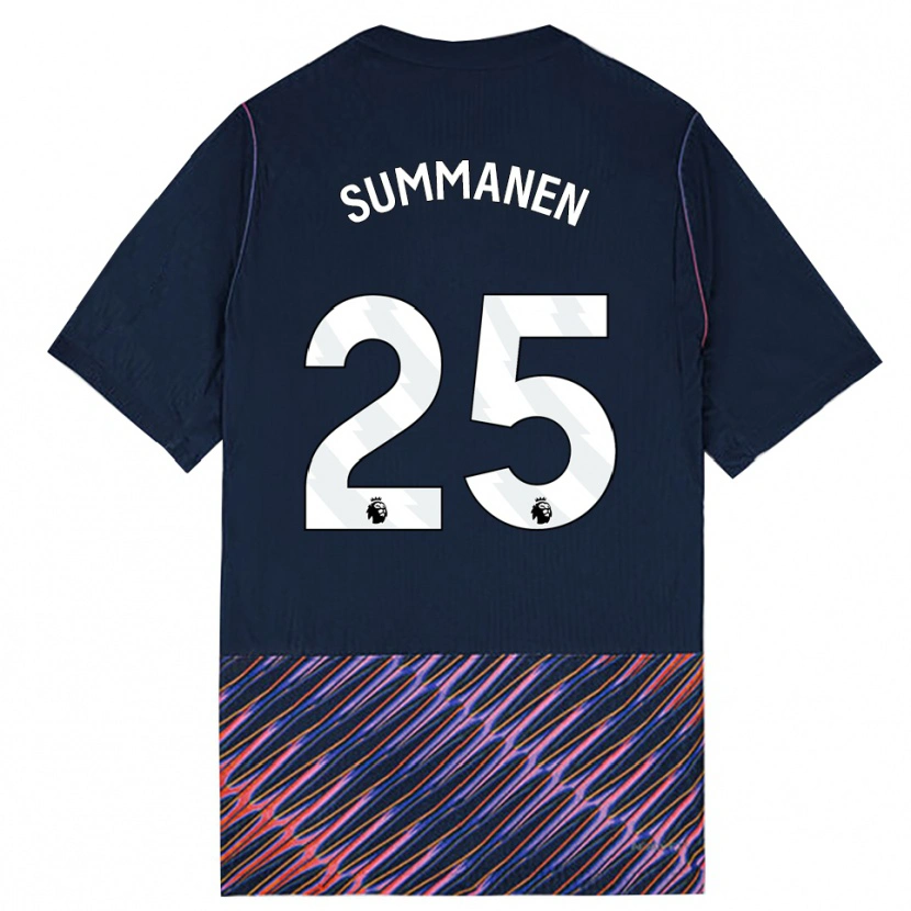 Danxen Mujer Camiseta Eveliina Summanen #25 Azulreal Blanco 2ª Equipación 2026/27 La Camisa México