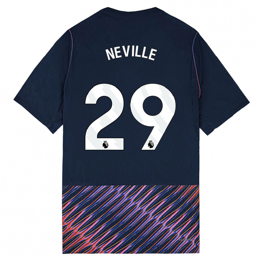Danxen Mujer Camiseta Ashleigh Neville #29 Azulreal Blanco 2ª Equipación 2026/27 La Camisa México