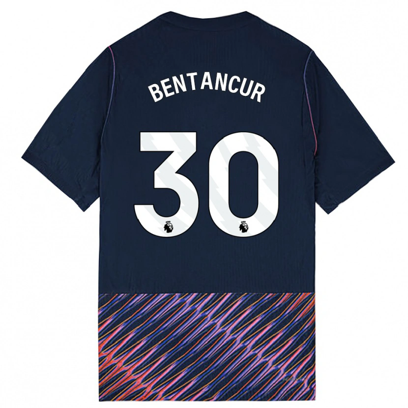 Danxen Mujer Camiseta Rodrigo Bentancur #30 Azulreal Blanco 2ª Equipación 2026/27 La Camisa México